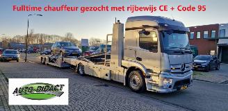 damaged commercial vehicles Audi Transit Connect Chauffeur CE + Code 95 gezocht (overnachten) 2023/1